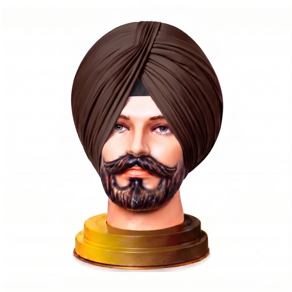 Dark Coffee Turban