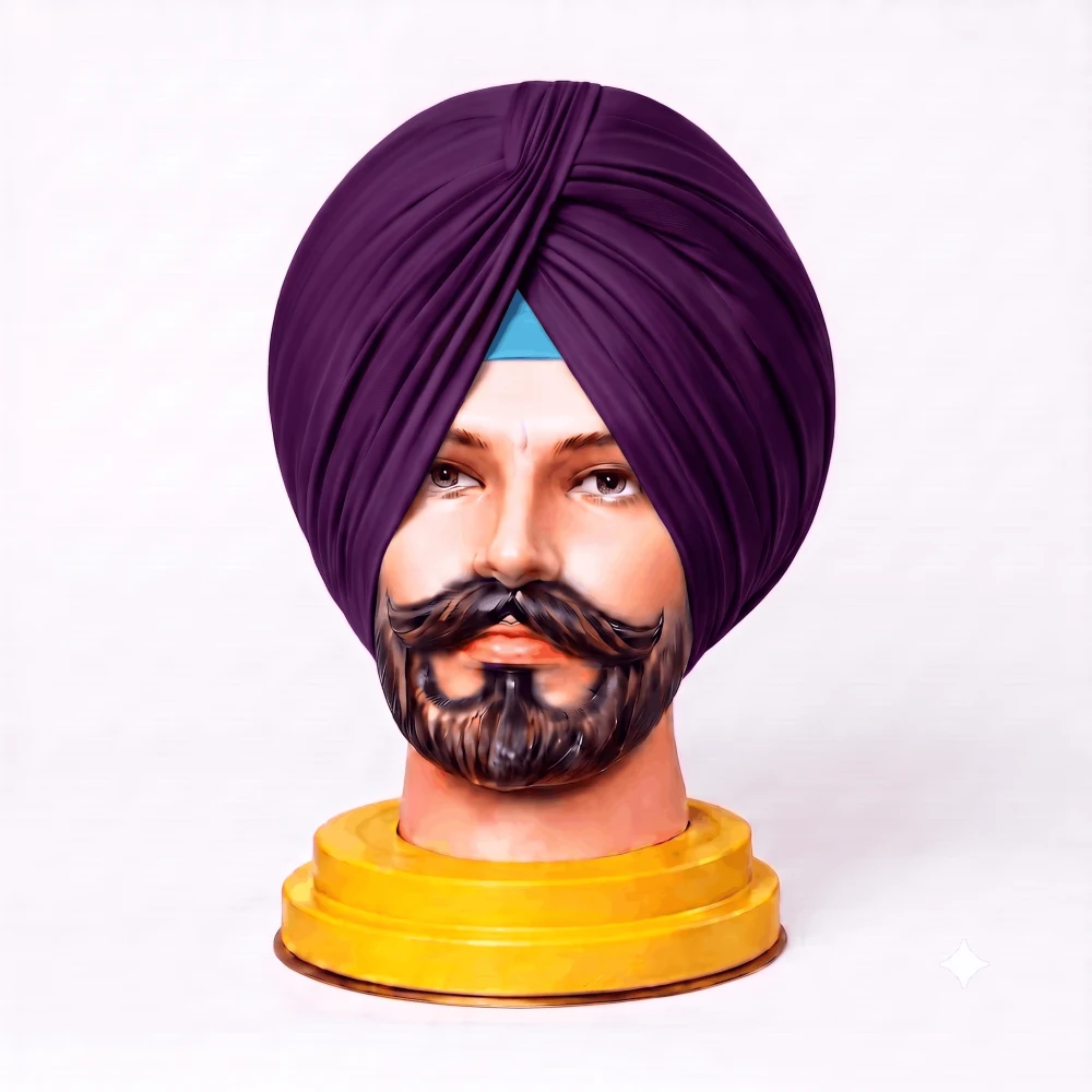Dark Purple Turban