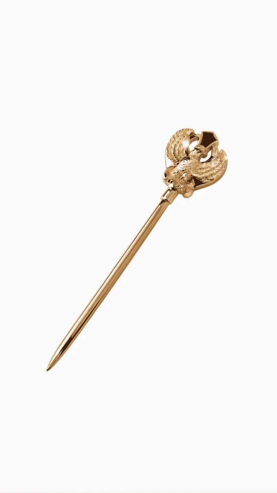 Golden Eagle Design Baaz For Turban 9815