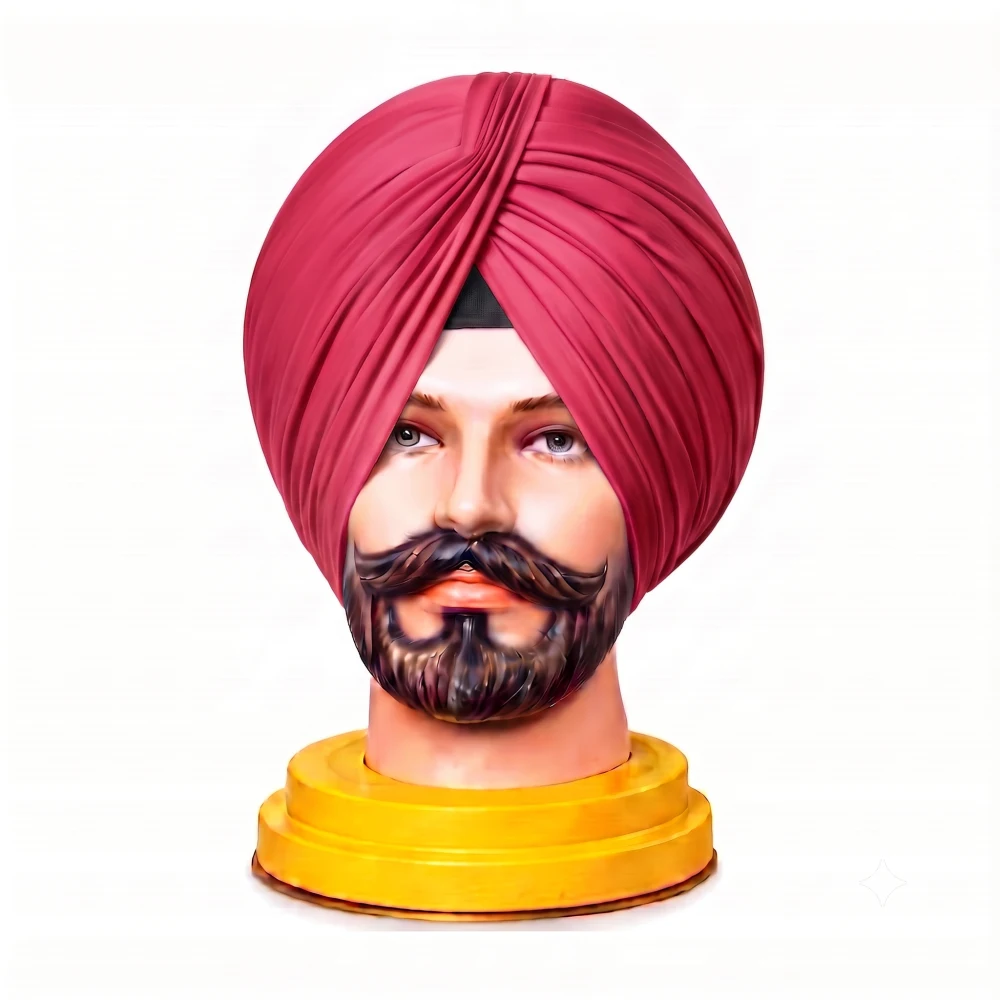 Light Carrot Turban