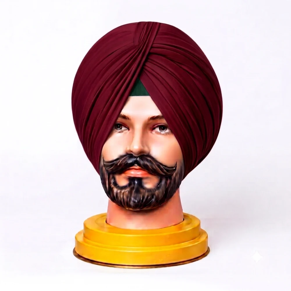 Maroon Turban