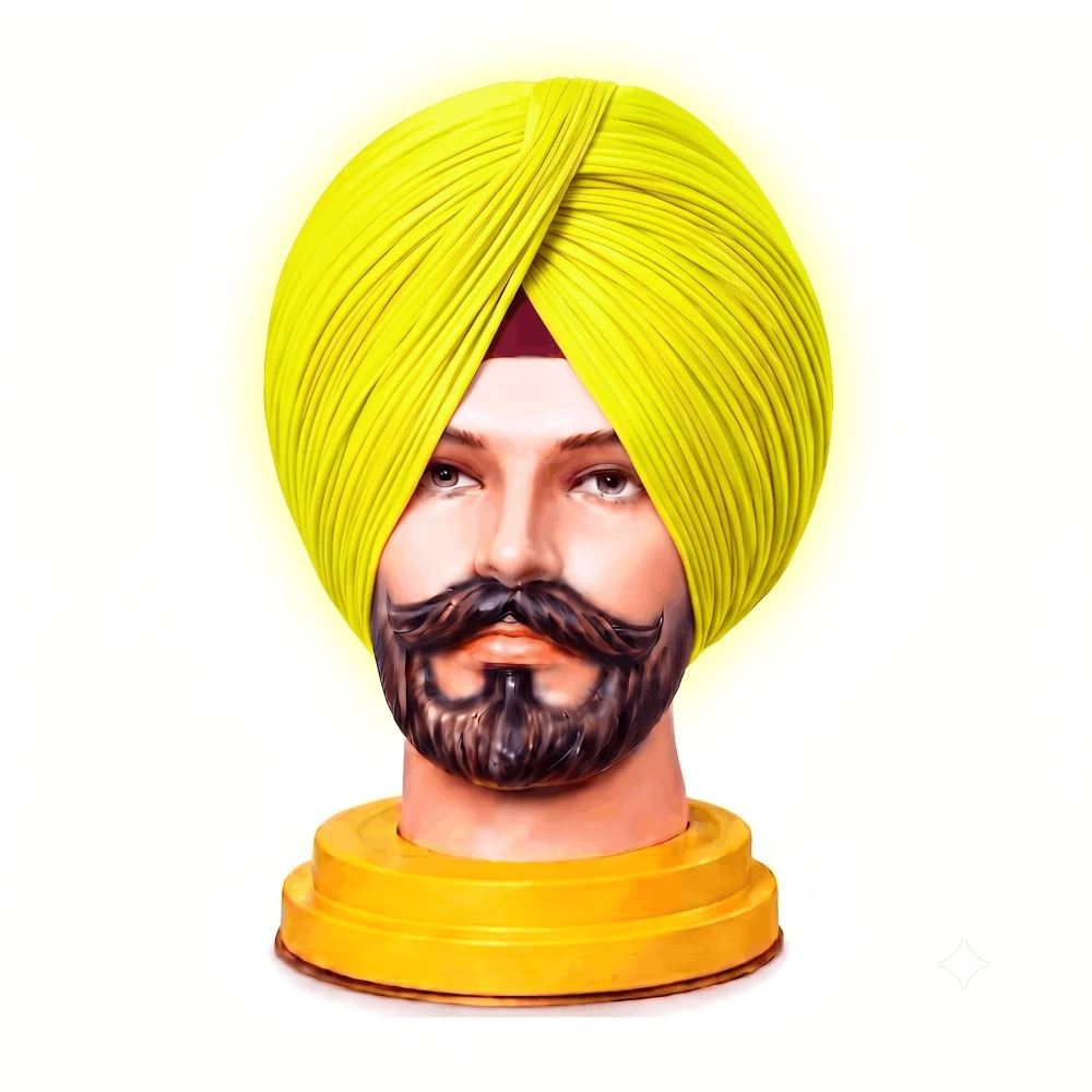 Mustard Flower Turban
