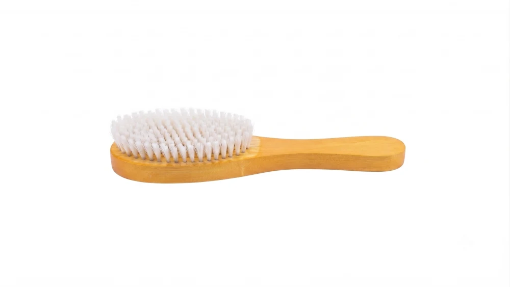 Wooden Long Handle Brush Yellow 9626
